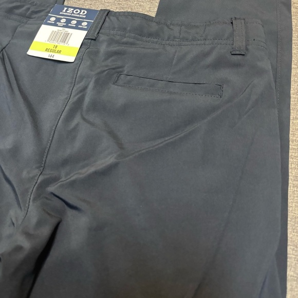 IZOD Performance Big Boys Straight Flat Front Pant, Size 18 - Picture 4 of 7